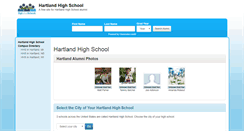 Desktop Screenshot of hartlandhighschoolalumni.org